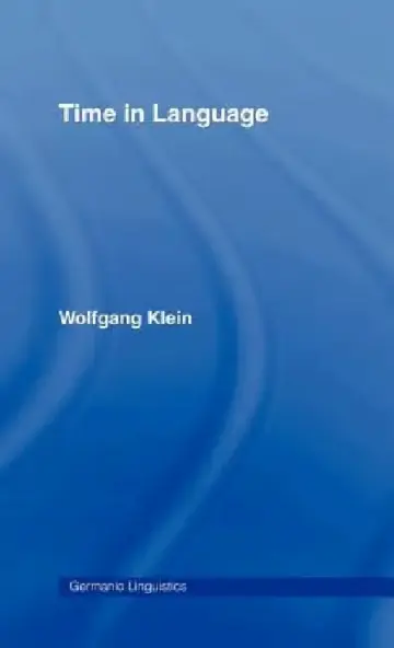 Cover of Time in Language