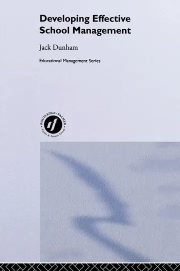 Cover of Developing Effective School Management