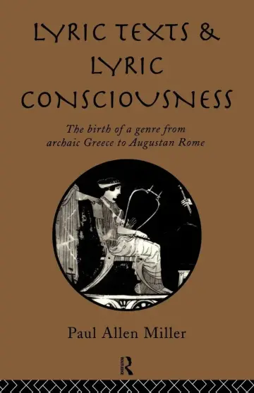Cover of Lyric Texts & Consciousness