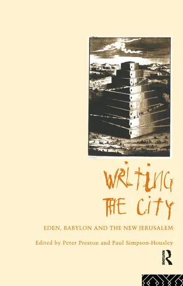 Cover of Writing the City