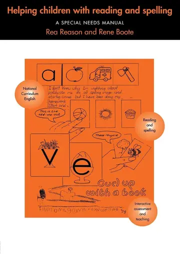 Cover of Helping Children with Reading and Spelling