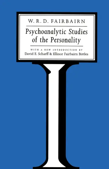 Cover of Psychoanalytic Studies of the Personality