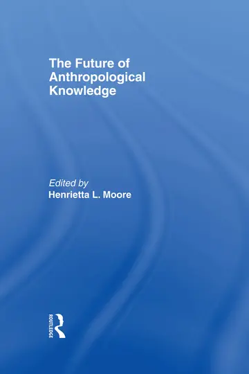 Cover of The Future of Anthropological Knowledge