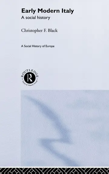 Cover of Early Modern Italy
