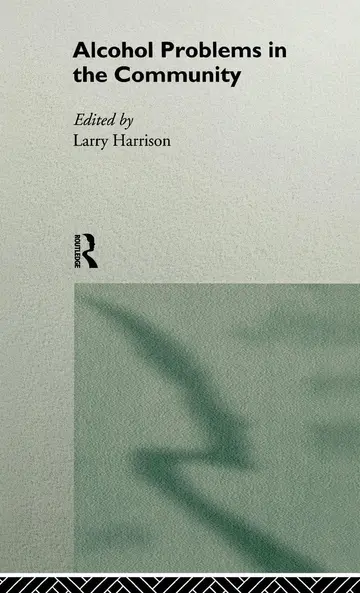 Cover of Alcohol Problems in the Community
