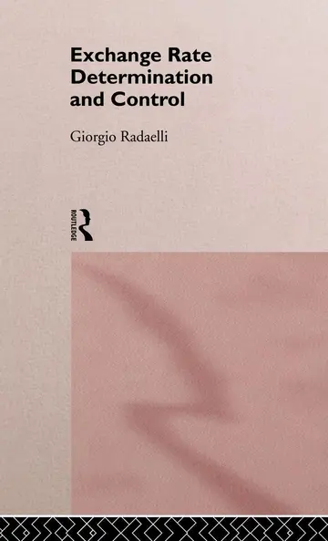 Cover of Exchange Rate Determination and Control
