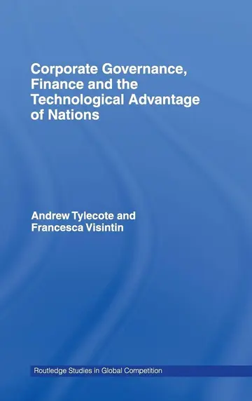 Cover of Corporate Governance and the Technological Advantage of Nations