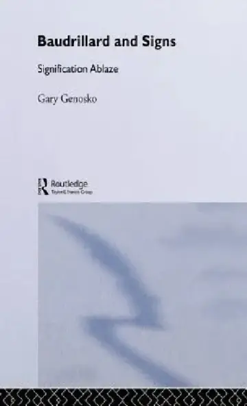 Cover of Baudrillard and Signs
