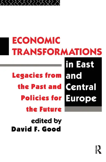 Cover of Economic Transformations in East and Central Europe