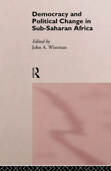 Cover of Democracy and Political Change in Sub-Saharan Africa