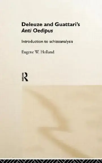 Cover of Deleuze and Guattari's Anti-Oedipus