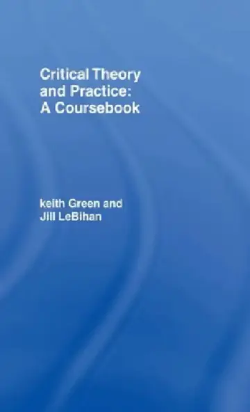Cover of Critical Theory and Practice
