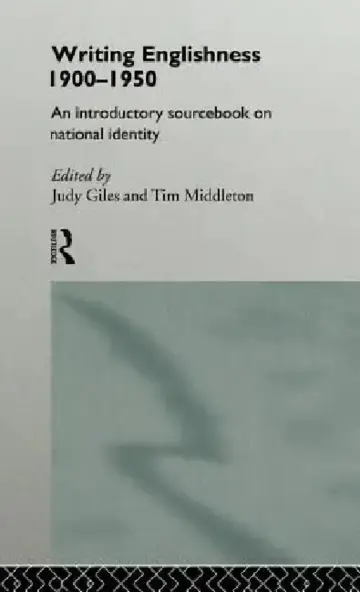 Cover of Writing Englishness