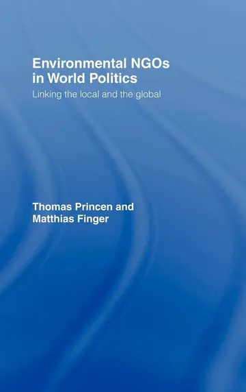 Cover of Environmental Ngos in World Politics