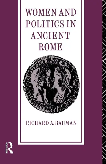 Cover of Women and Politics in Ancient Rome