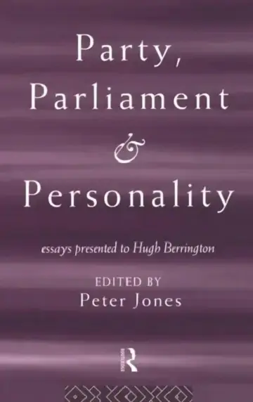 Cover of Party, Parliament and Personality
