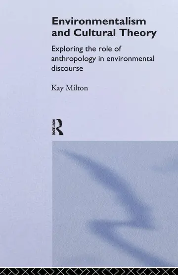 Cover of Environmentalism and Cultural Theory