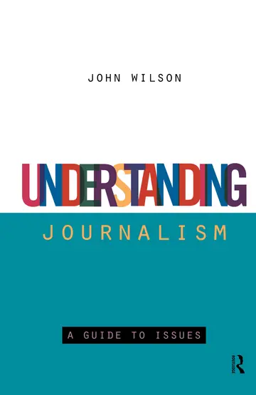 Cover of Understanding Journalism