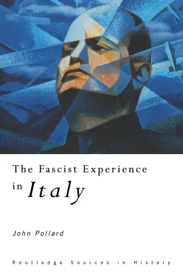 Cover of The Fascist Experience in Italy