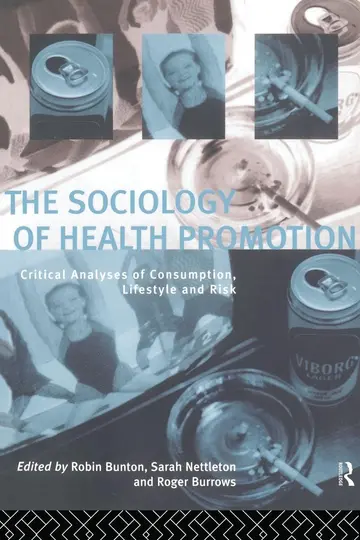 Cover of The Sociology of Health Promotion