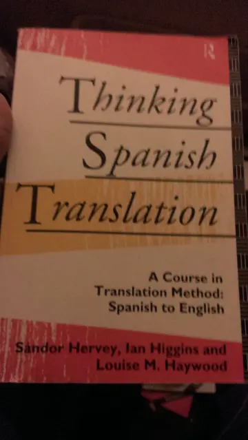 Cover of Thinking Spanish Translation