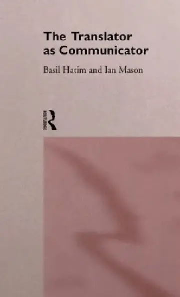 Cover of The Translator As Communicator