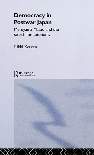 Cover of Democracy in Postwar Japan