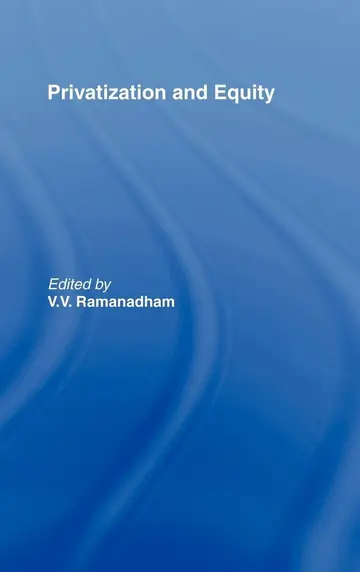 Cover of Privatization and Equity