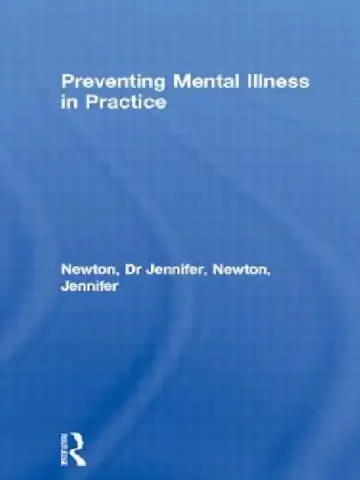 Cover of Preventing Mental Illness in Practice