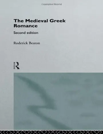 Cover of The Medieval Greek Romance