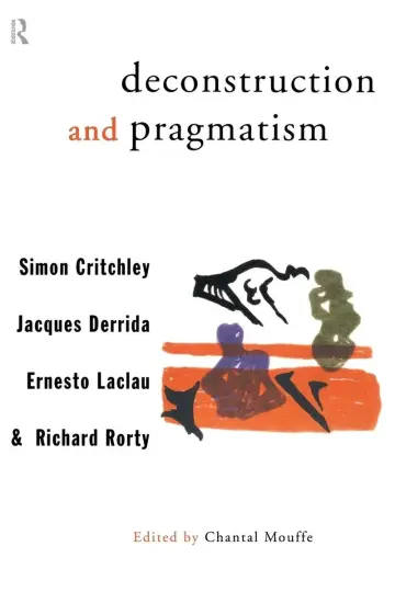 Cover of Deconstruction and Pragmatism