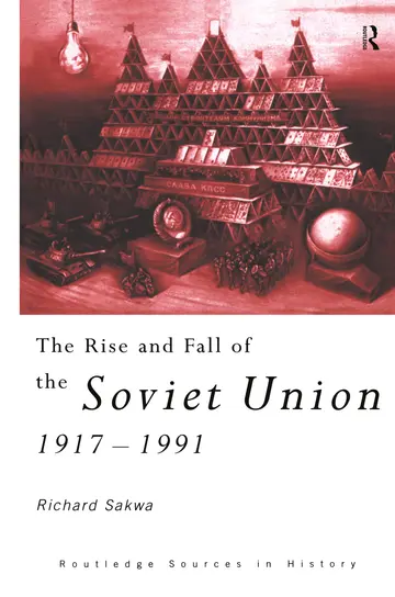 Cover of The Rise and Fall of the Soviet Union 1917-1991