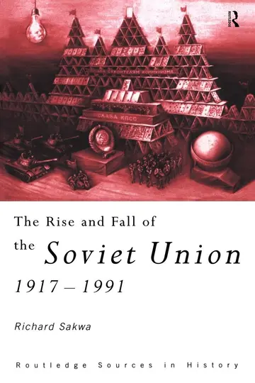Cover of The Rise and Fall of the Soviet Union 1917-1991
