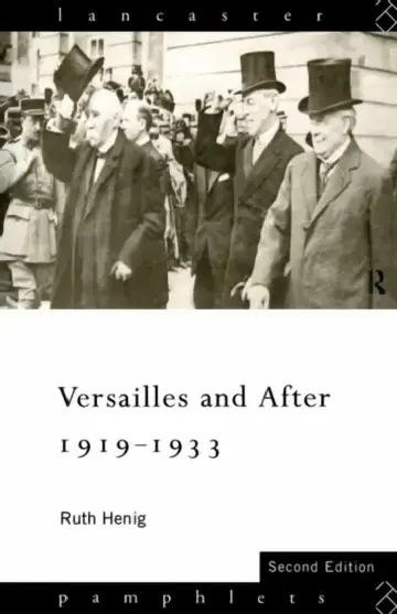 Cover of Versailles and After, 1919-1933
