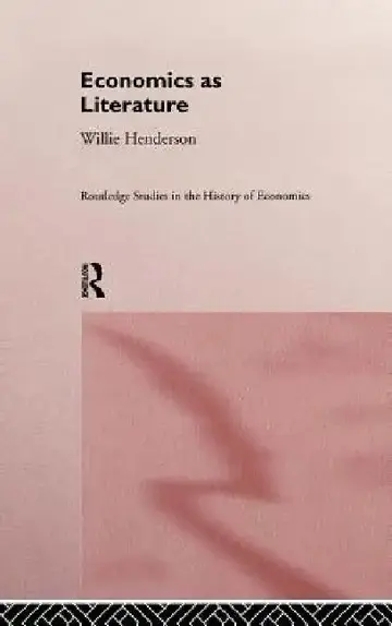 Cover of Economics as Literature