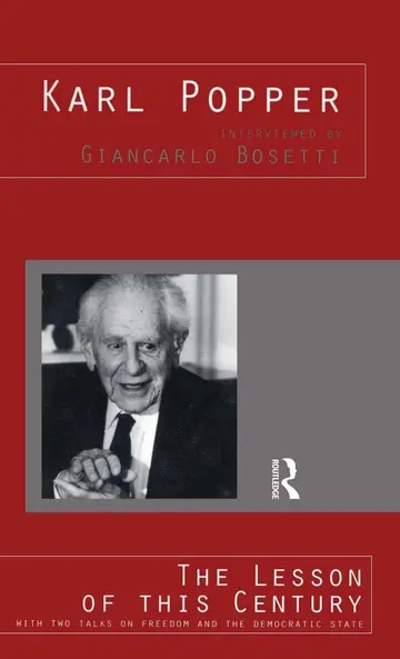 Cover of The Lesson of this Century