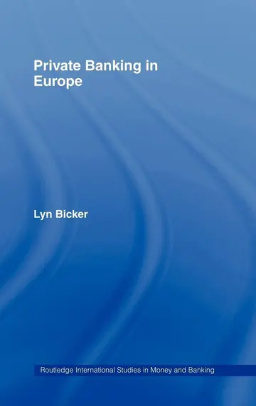Cover of Private Banking in Europe