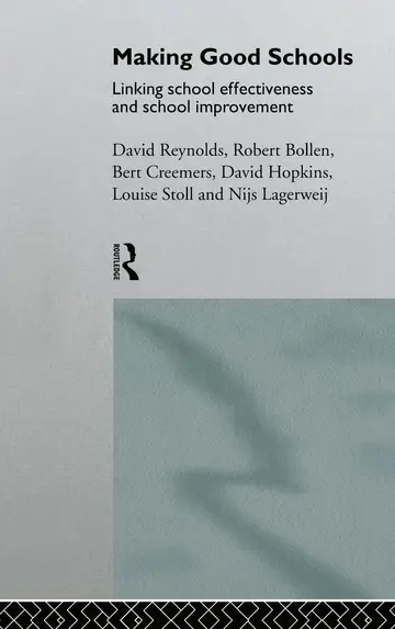Cover of Making Good Schools