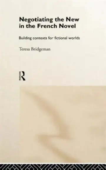 Cover of Negotiating the New in the French Novel