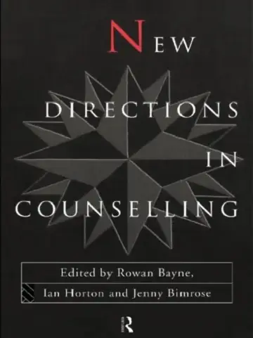 Cover of New Directions in Counselling