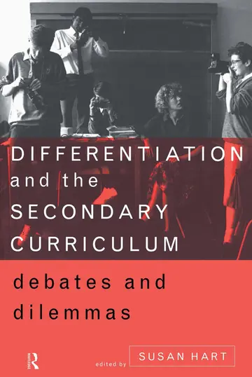 Cover of Differentiation and the Secondary Curriculum