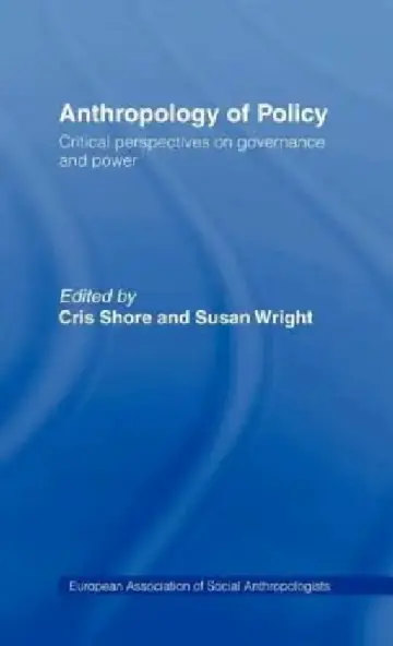 Cover of Anthropology of Policy