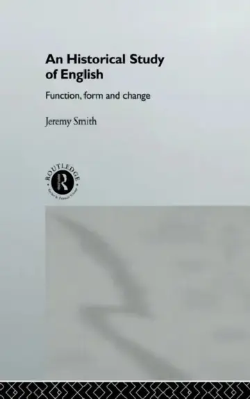 Cover of An Historical Study of English
