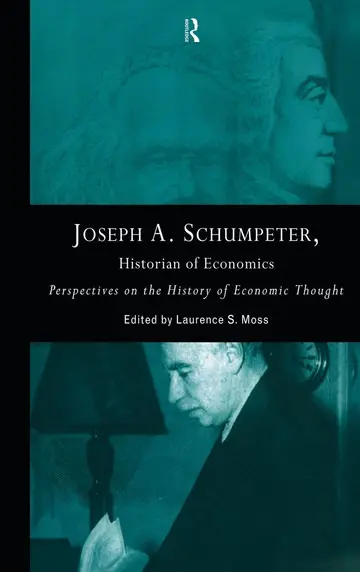 Cover of Joseph A. Schumpeter, Historian of Economics