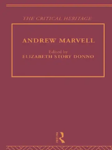 Cover of Andrew Marvell