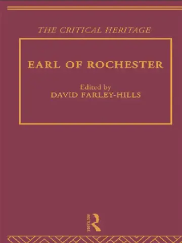 Cover of Earl of Rochester