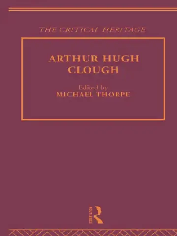 Cover of Arthur Hugh Clough