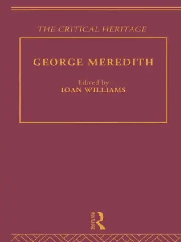 Cover of George Meredith