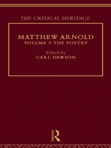 Cover of Matthew Arnold