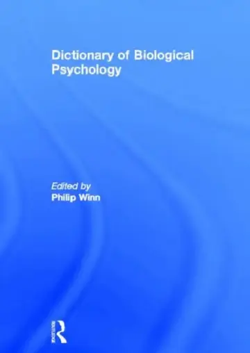 Cover of Dictionary of Biological Psychology